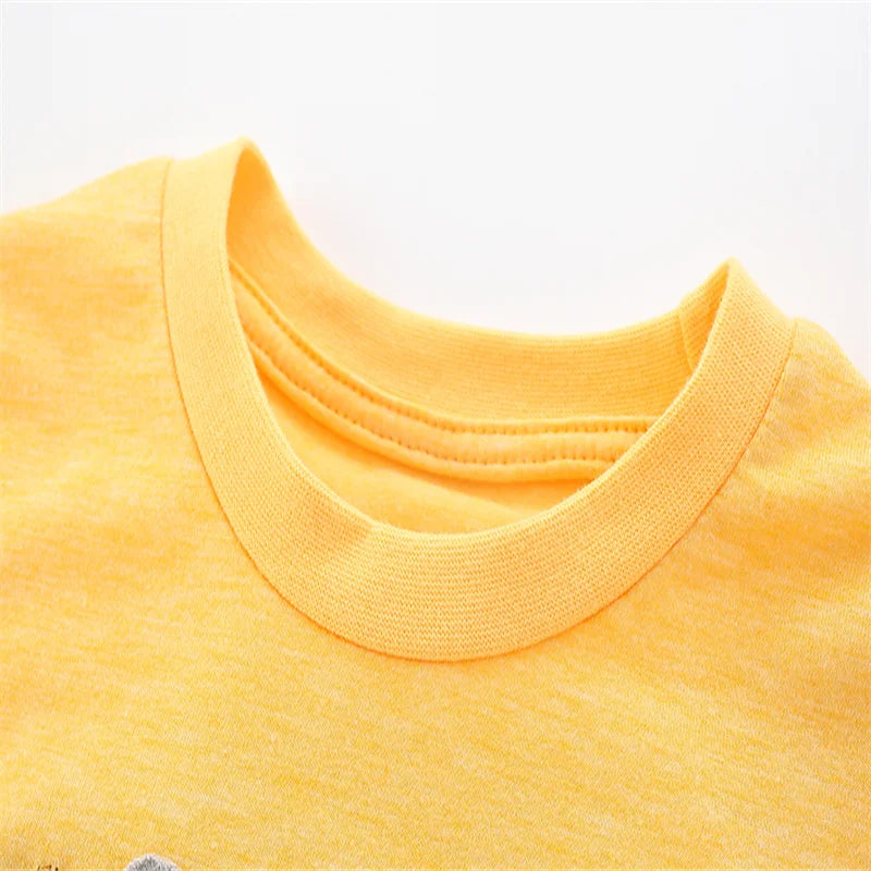 Ice Cream Embroidery Cotton Tshirts