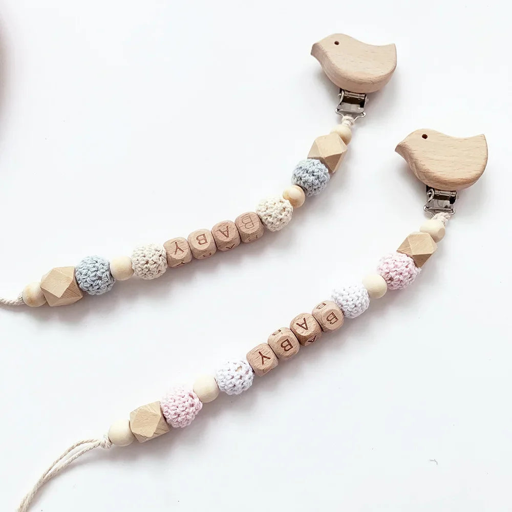 Baby Pacifier Clips DIY Personalized